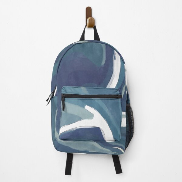 Item preview, Dusty Blue Wave Abstract Watercolor designed and sold by slimbirdy.