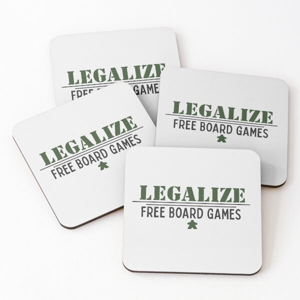 Item preview, Funny Legalize Free Board Games White designed and sold by TackyTime.