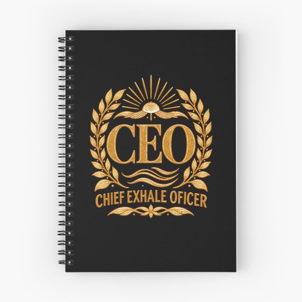 Item preview, Chief Exhale Officer Relaxation Humor designed and sold by elderberry.