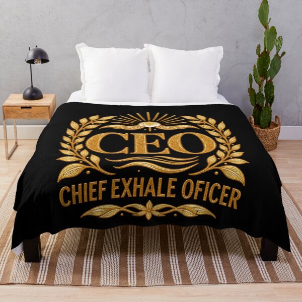Item preview, Chief Exhale Officer Relaxation Humor designed and sold by elderberry.