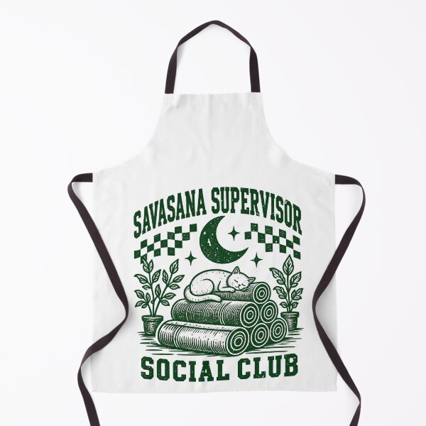Item preview, Savasana Supervisor for Cat Yoga Fans designed and sold by elderberry.