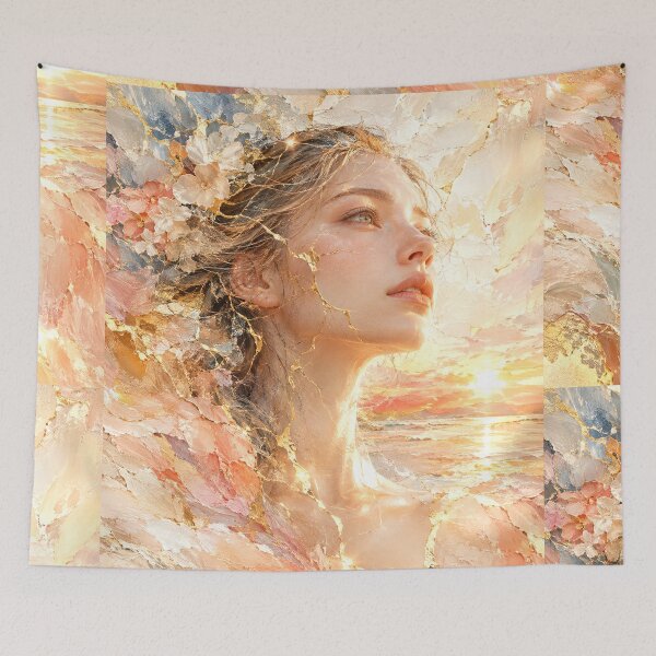 Item preview, Dawn Kintsugi Rising Light designed and sold by KINTSUGI-LUMI.