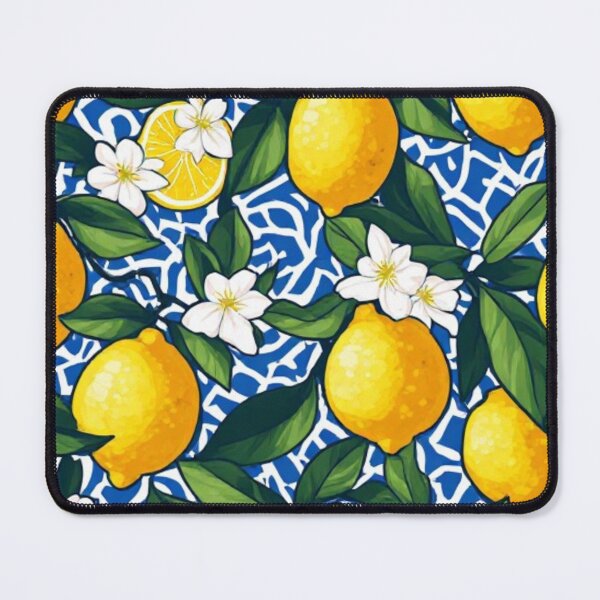 Item preview, Amalfi Coast Citrus Lemon & Mosaic Pattern designed and sold by jjagani.