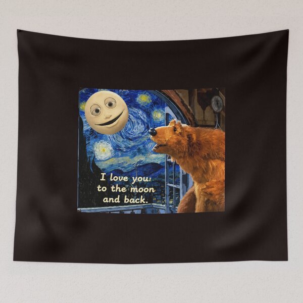 Item preview, Bear's Starry Night Moon Watch designed and sold by Sidraxoka.
