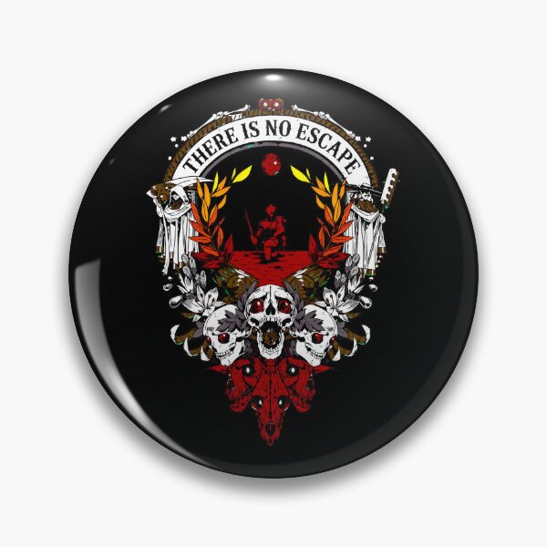 Item preview, Skull Crest "There Is No Escape" Dark Art designed and sold by Sidraxoka.