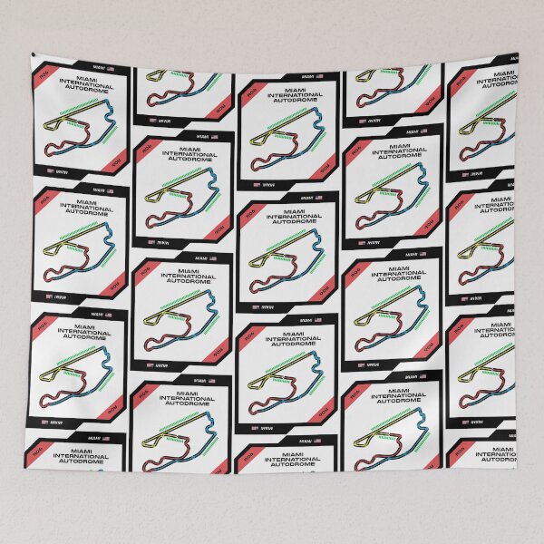 Item preview, F1 Race Track Miami International Autodrome Holographic designed and sold by kangses.