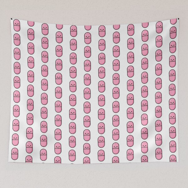 Item preview, Pink Cute pill pharmacy  designed and sold by mitosister.