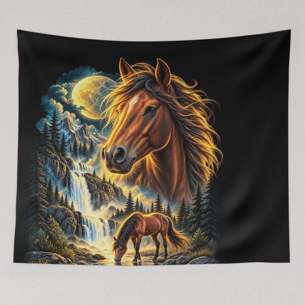 Item preview, Moonlight Mustang Golden Canyon designed and sold by Knightzoro Studio.