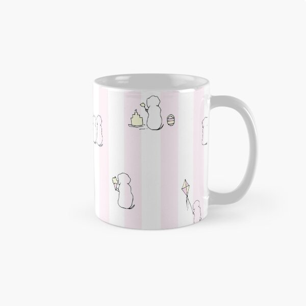 Artikelvorschau, Hundestrand-Tageslinien in Rosa entworfen und verkauft von Quiet Waters Design.