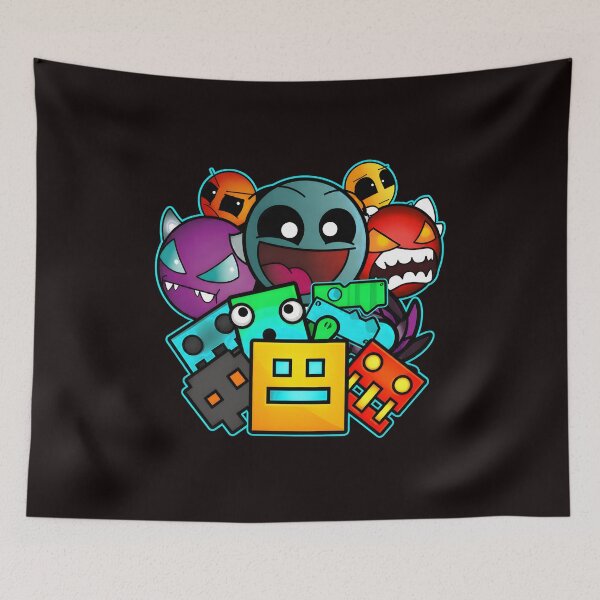 Item preview, Geometric Game Faces Fun Art designed and sold by Millle-Feuye.