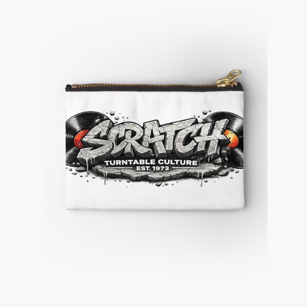 Item preview, Scratch Concrete Vinyl Logo DJ T-Shirt designed and sold by SweatTheTechnic.