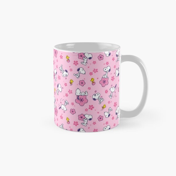 Item preview, Snoopy surrounded by pink cherry blossoms designed and sold by JarquinDD.