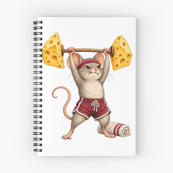 Item preview, Mouse Building Cheddar Strength designed and sold by Wonderwoven Studio.