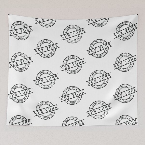 Item preview, Made In New York Stamp Style Logo Symbol Black designed and sold by zemenos.