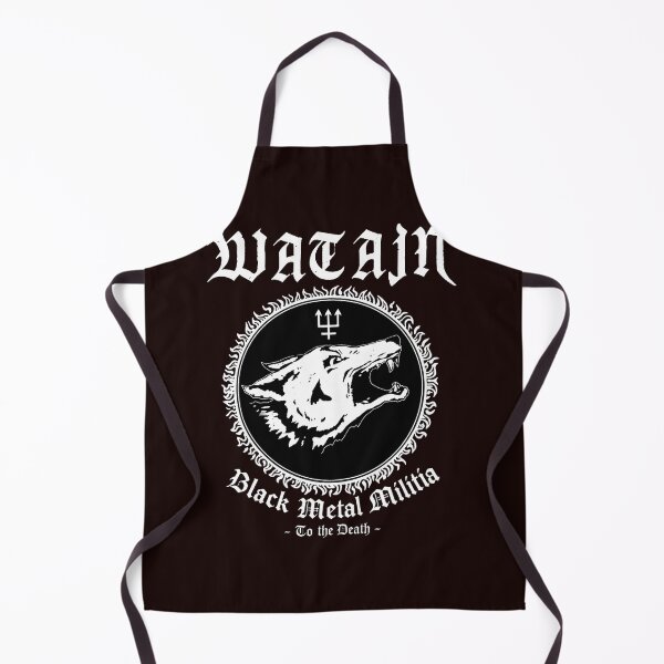 Item preview, WATAIN Black Metal Militia wolf trident designed and sold by AXA-Walahada.
