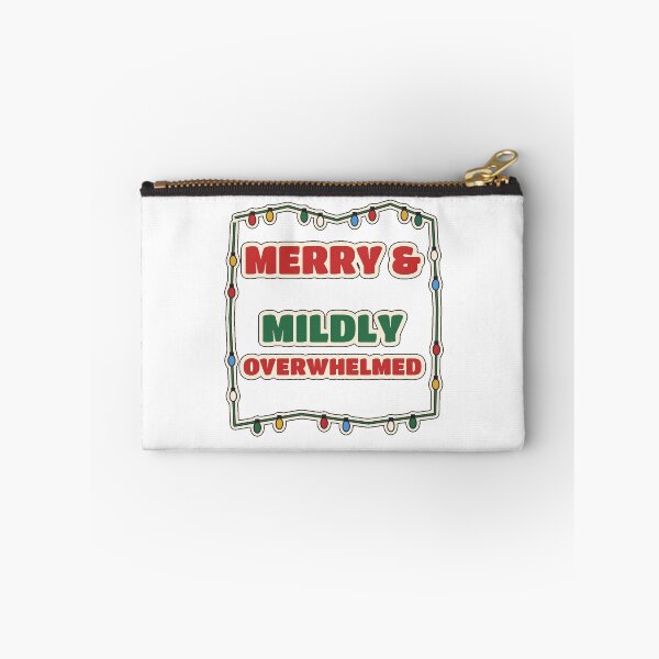 Item preview, Merry and Mildly Overwhelmed Funny Christmas designed and sold by WildEmberGoods.