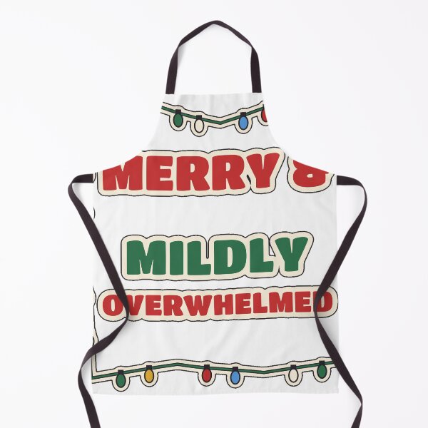 Item preview, Merry and Mildly Overwhelmed Funny Christmas designed and sold by WildEmberGoods.