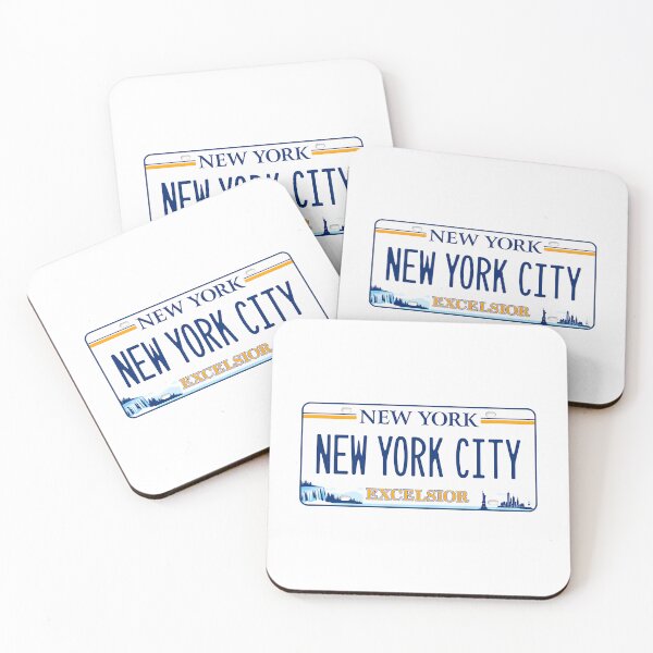 Item preview, New York City License Plate designed and sold by zemenos.