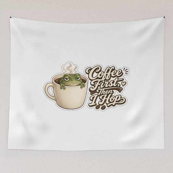 Item preview, Coffee First, Then I Hop designed and sold by Artful-inks.