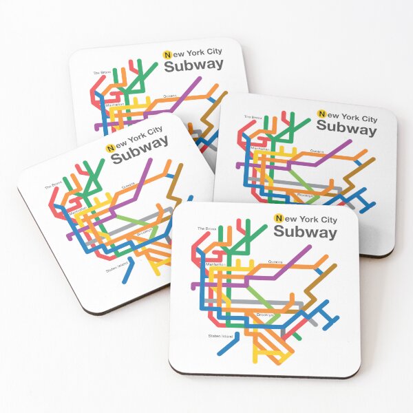 Item preview, Nyc Subway Diagram designed and sold by zemenos.