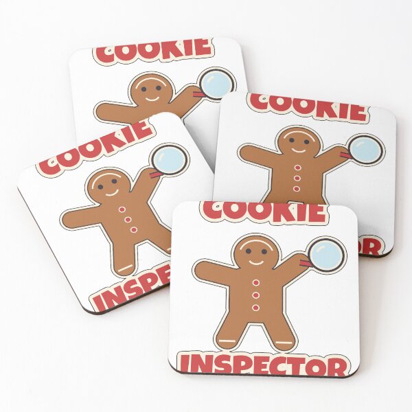 Item preview, Cookie Inspector Cute Gingerbread Christmas Baking designed and sold by WildEmberGoods.