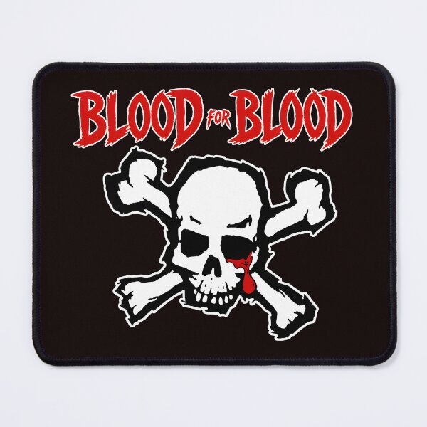 Item preview, Blood For Blood Skull Crossbones Defiant Quote designed and sold by NoxArtis.