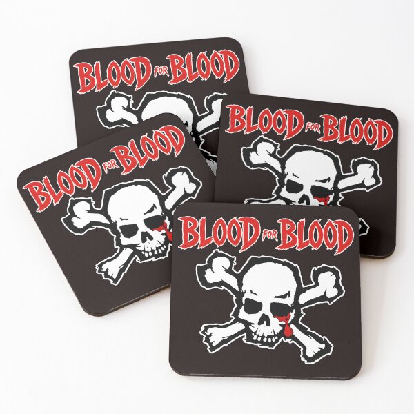 Item preview, Blood For Blood Skull Crossbones Defiant Quote designed and sold by NoxArtis.