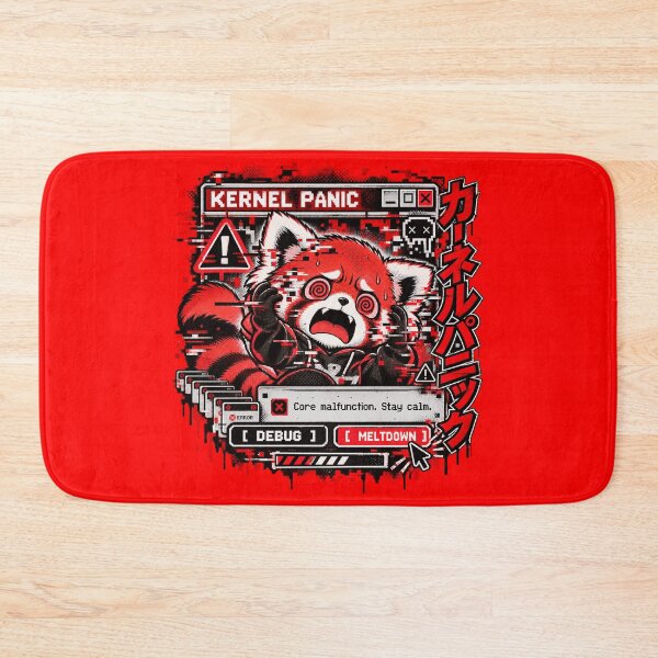 Item preview, Kernel Panic - Red Panda Glitch Manga designed and sold by Visual Dept..