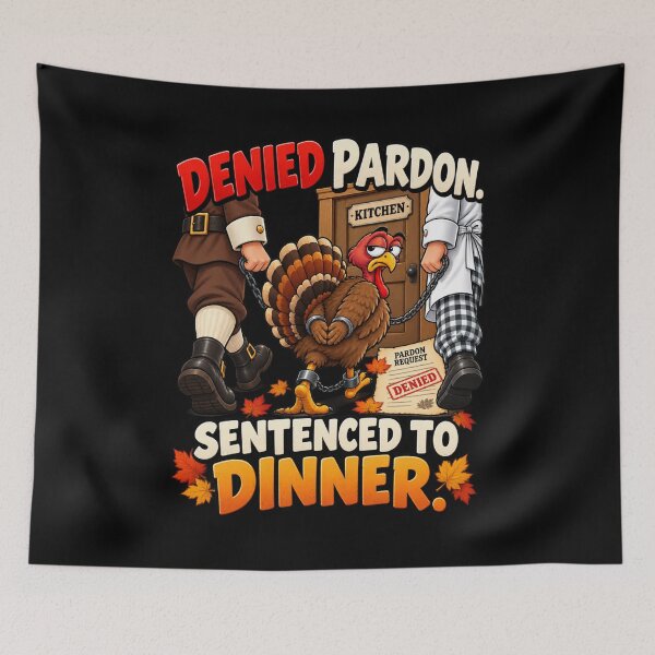 Aperçu de l'œuvre Refus de grâce. Condamné à dîner. créée et vendue par signshirtz.
