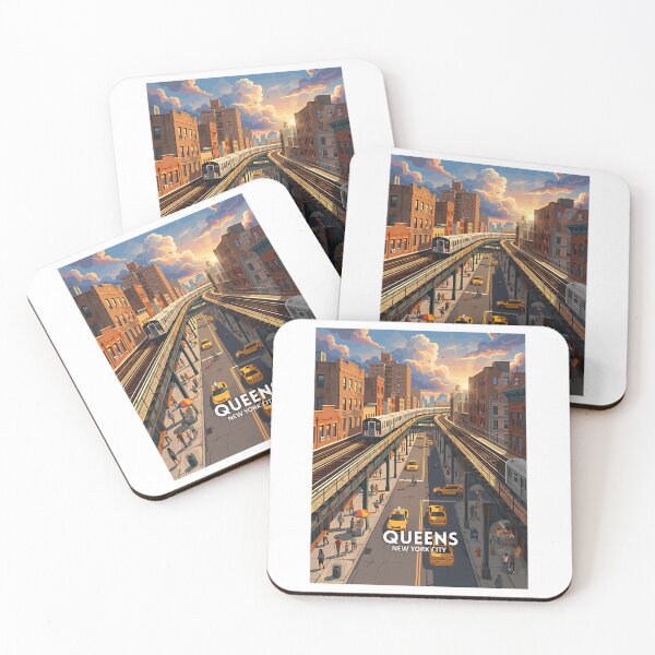 Item preview, Queens New York Nyc - Travel Art designed and sold by zemenos.