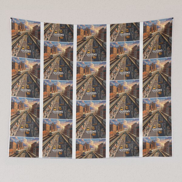 Item preview, Queens New York Nyc - Travel Art designed and sold by zemenos.