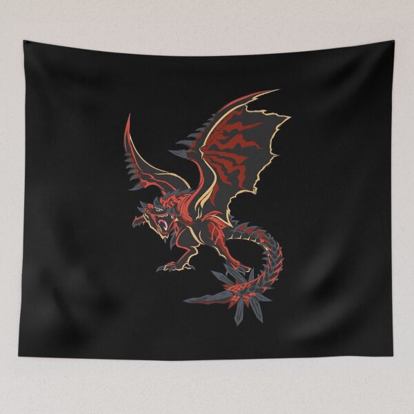 Item preview, Fierce Winged Dragon Illustration designed and sold by KarienaleeKk.