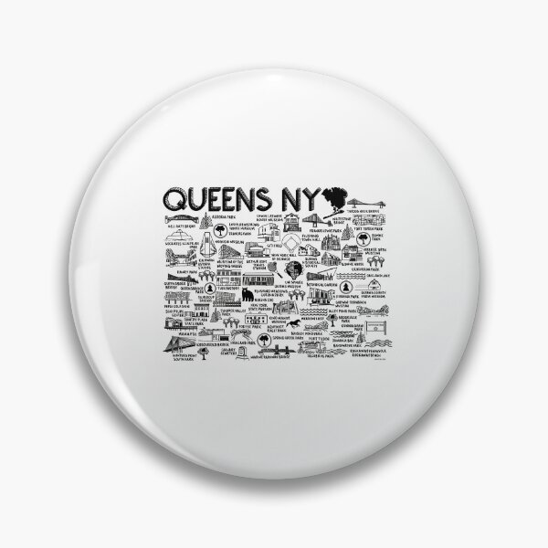 Item preview, Queens Ny Map  designed and sold by zemenos.