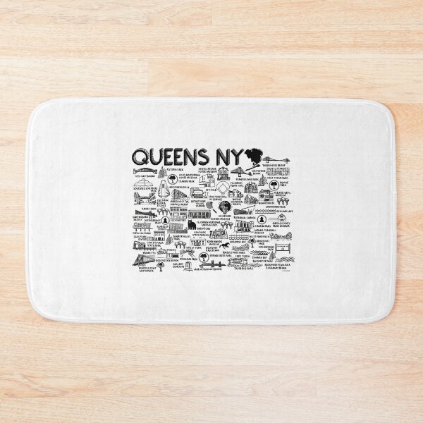 Item preview, Queens Ny Map  designed and sold by zemenos.