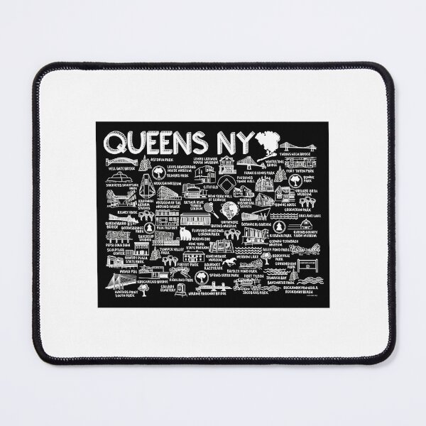 Item preview, Queens Ny Map designed and sold by zemenos.
