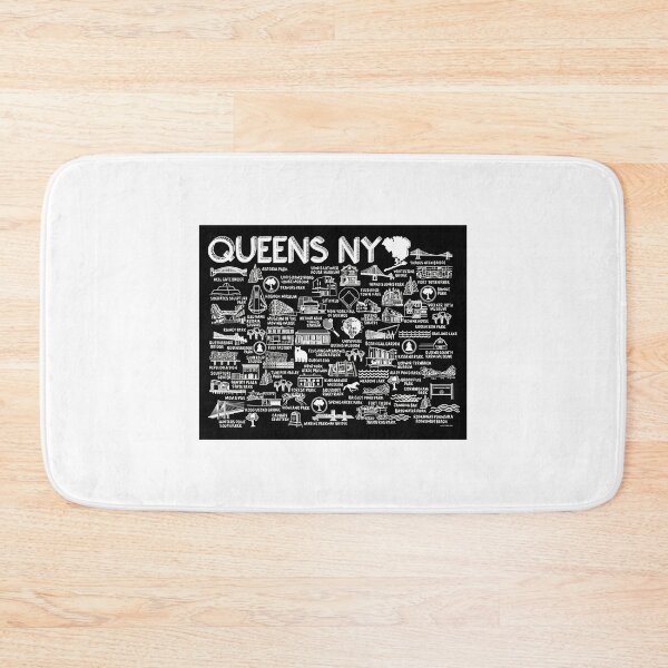 Item preview, Queens Ny Map designed and sold by zemenos.