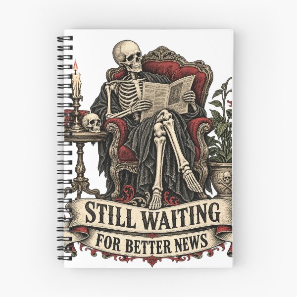 Item preview, Eternally Waiting News  designed and sold by CleanLine Studio.