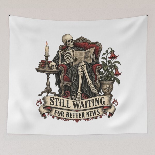 Item preview, Eternally Waiting News  designed and sold by CleanLine Studio.