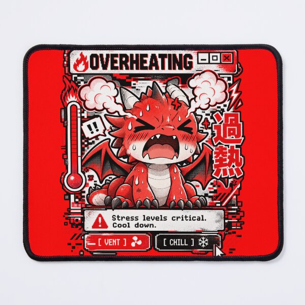 Item preview, Overheating - Baby Dragon Glitch Manga designed and sold by Visual Dept..