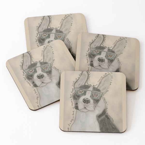 Item preview, Boston Terrier with Glasses designed and sold by AlanaKDrex.