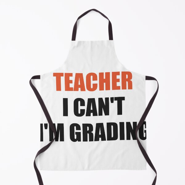 Item preview, Funny Teacher Shirt I Can't I'm Grading designed and sold by Alphakenon.
