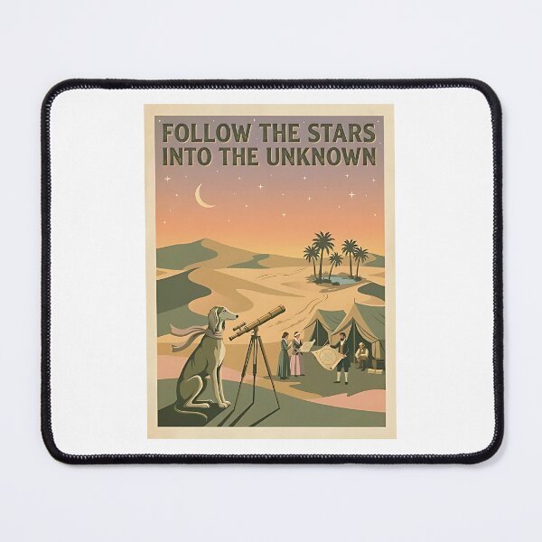Item preview, Saluki Desert Astronomer designed and sold by PictoVibe.