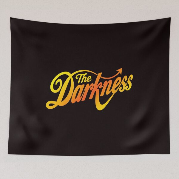 Item preview, The Darkness Retro Gradient Arrow Script Logo designed and sold by QueenLeachqq.