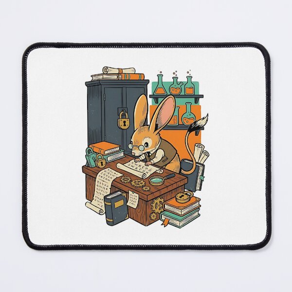Item preview, Long-Eared Jerboa Cryptographer designed and sold by PictoVibe.