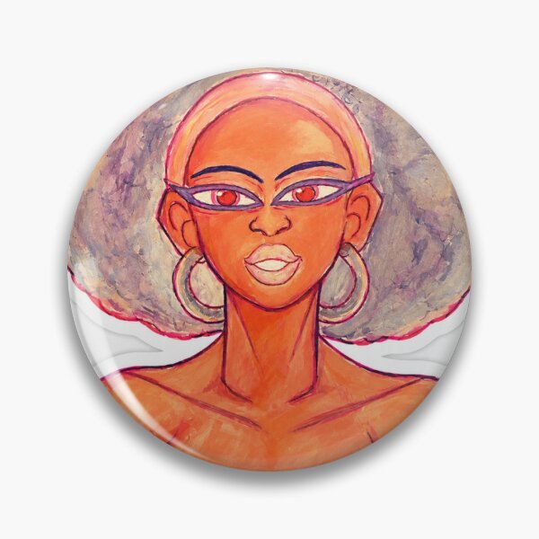 Item preview, Golden Aura – Afro Queen Portrait designed and sold by Nomad 5868.