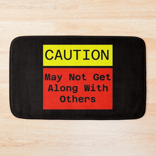 Item preview, Caution May not get along designed and sold by Keatos.