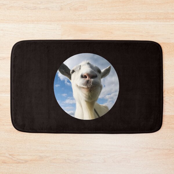 Item preview, Funny Goat Face Smiling Sky Circle Portrait designed and sold by ValentinCasevc.