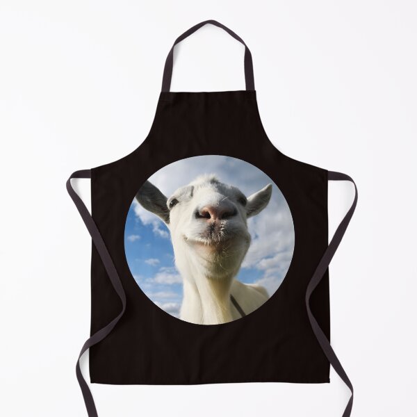 Item preview, Funny Goat Face Smiling Sky Circle Portrait designed and sold by ValentinCasevc.