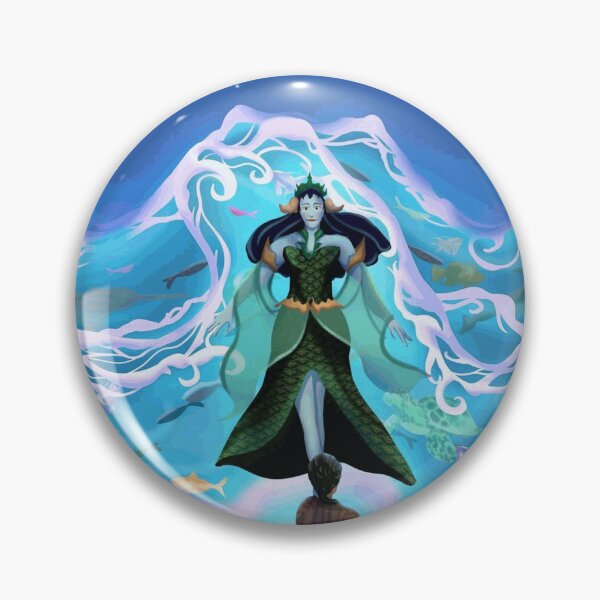 Item preview, Enchanted Ocean Goddess Summoning Magical Waves designed and sold by LinusMorge8.