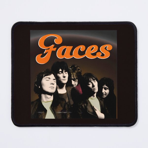 Item preview, Faces Band Retro Photo Orange Script Art designed and sold by ValentinCasevc.